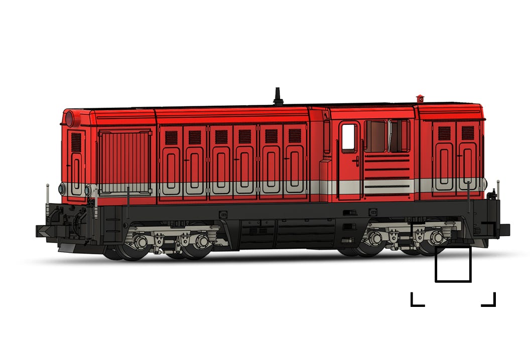 Entdecken Sie das TTe-Exklusivmodell FAUR L45H als Analogmodell: Neukonstruktion der SDG-Diesellokomotive (Epoche VI) mit Innenbeleuchtung. Jetzt mehr erfahren!