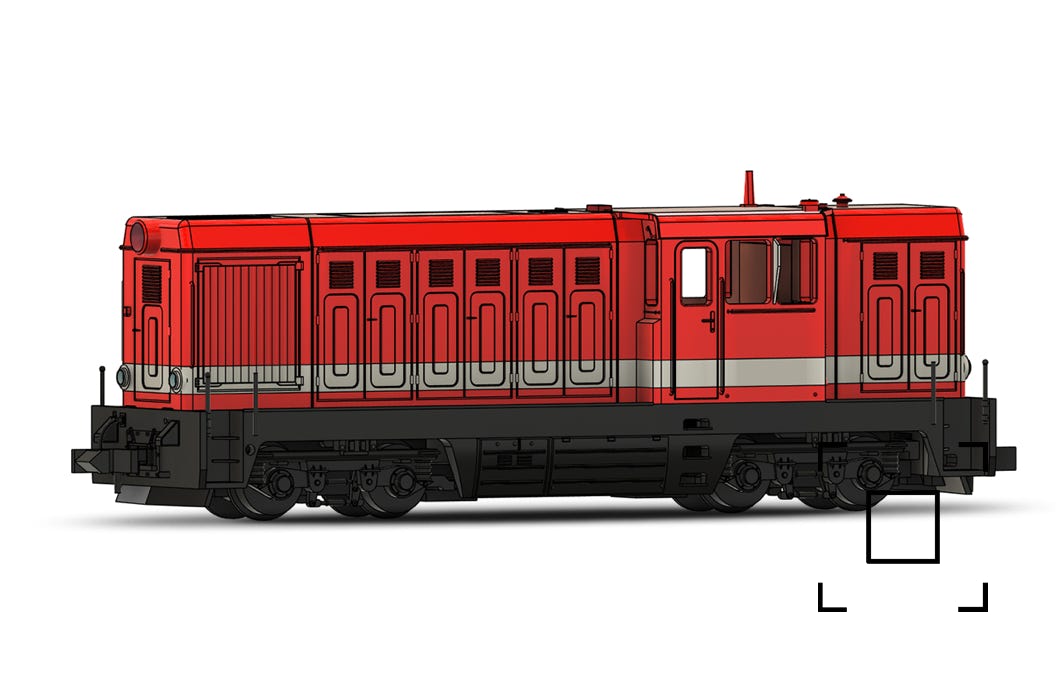 Entdecken Sie das TTe-Exklusivmodell FAUR L45H als Analogmodell: Neukonstruktion der SDG-Diesellokomotive (Epoche V) mit Innenbeleuchtung. Jetzt mehr erfahren!